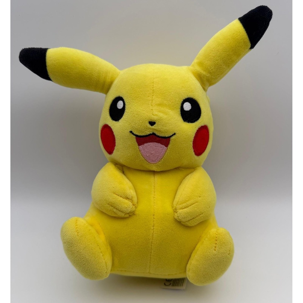 Pokemon Pikachu Plush 8 Inch Stuffed Animal Wicked Cool Toys WCT 2019 Yellow